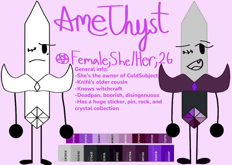 Reference Sheet; Character Concept/ Rough Sketch (Left)